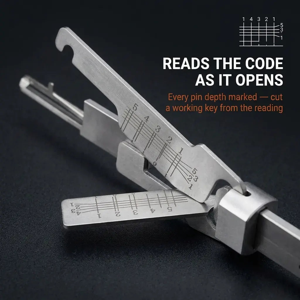 LockCraft 2-in-1 - Precision Lock Pick Set