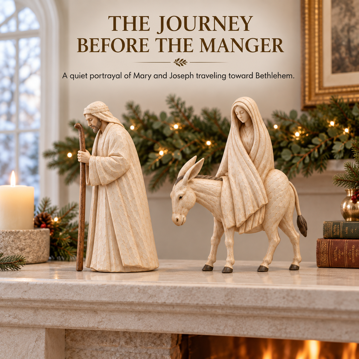 Journey to Bethlehem Nativity Figurine Set – view 4