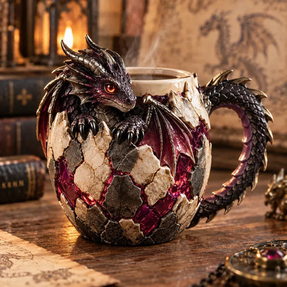 Sculpted Dragon Mug Collection – 6 Fantasy Realm Designs
