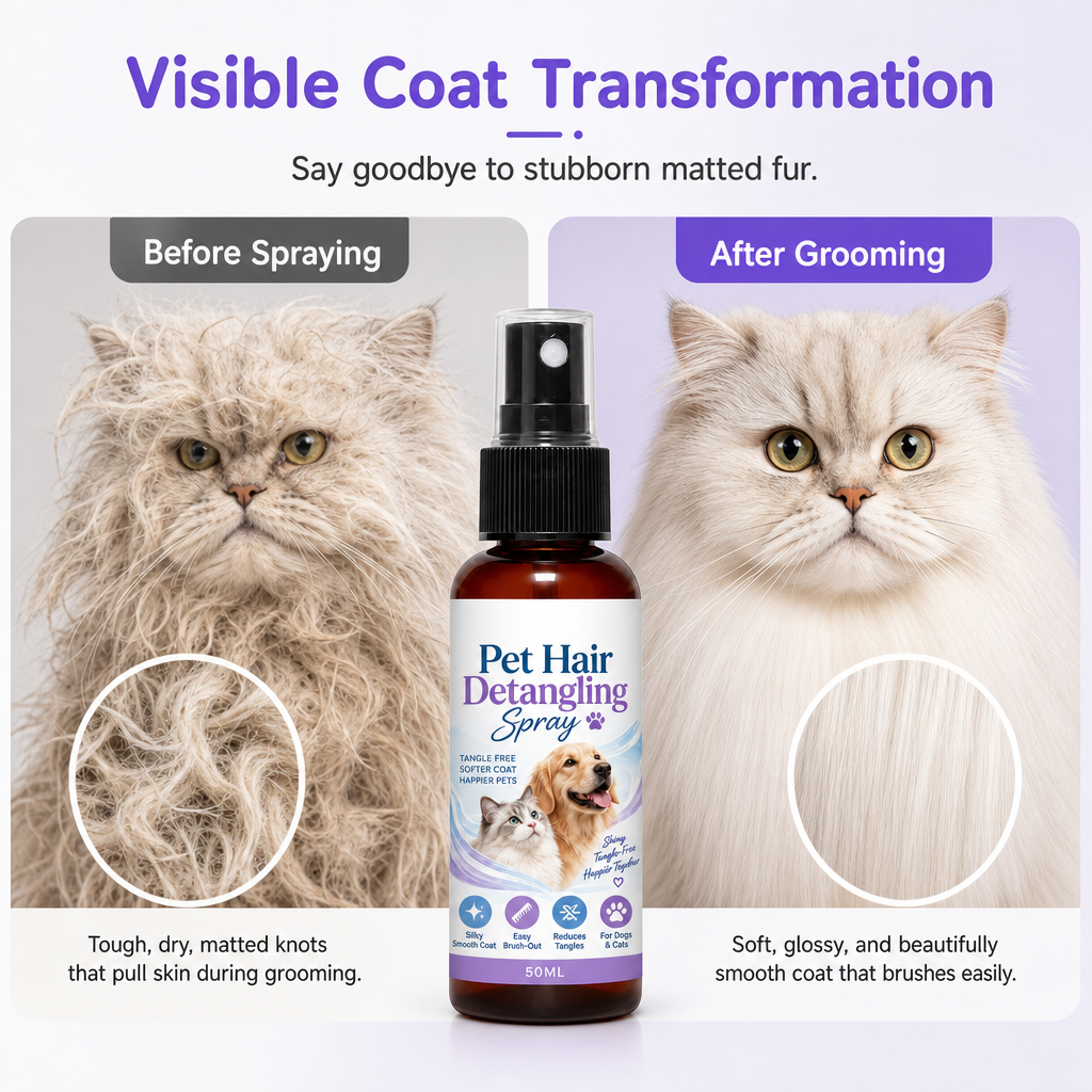 Pet Detangling & Smoothing Grooming Spray