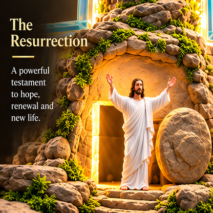 ✨ Last Day – 49% OFF!✝️The Story of Jesus in 6 Scenes Cross Lamp 5