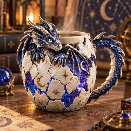 Sculpted Dragon Mug Collection – 6 Fantasy Realm Designs