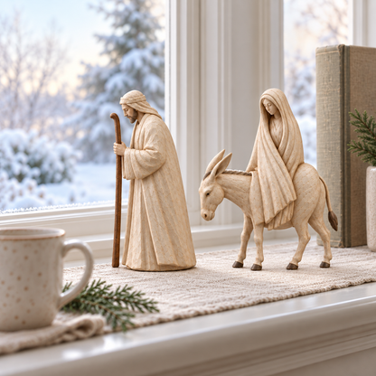 Journey to Bethlehem Nativity Figurine Set – view 10
