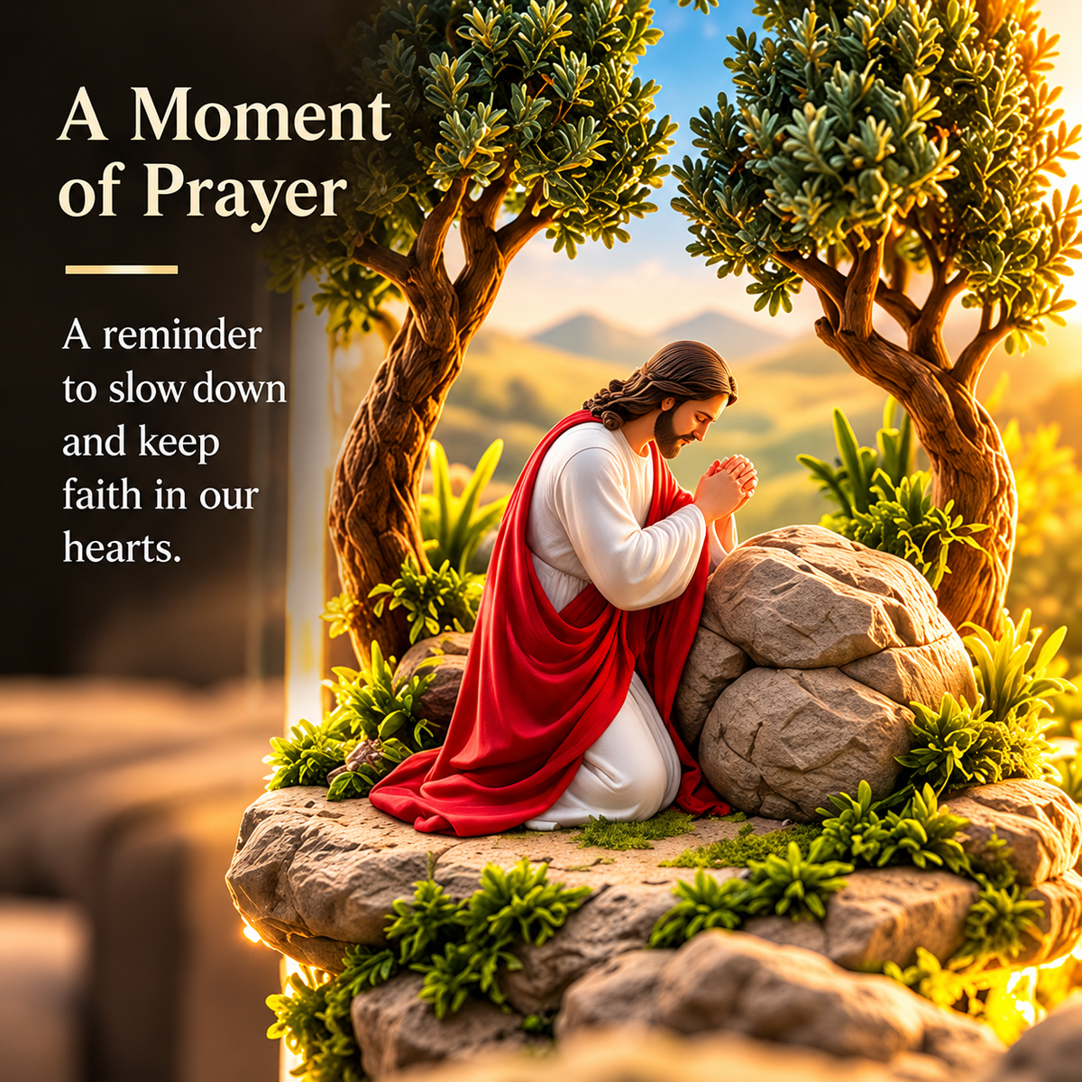 ✨ Last Day – 49% OFF!✝️The Story of Jesus in 6 Scenes Cross Lamp 7