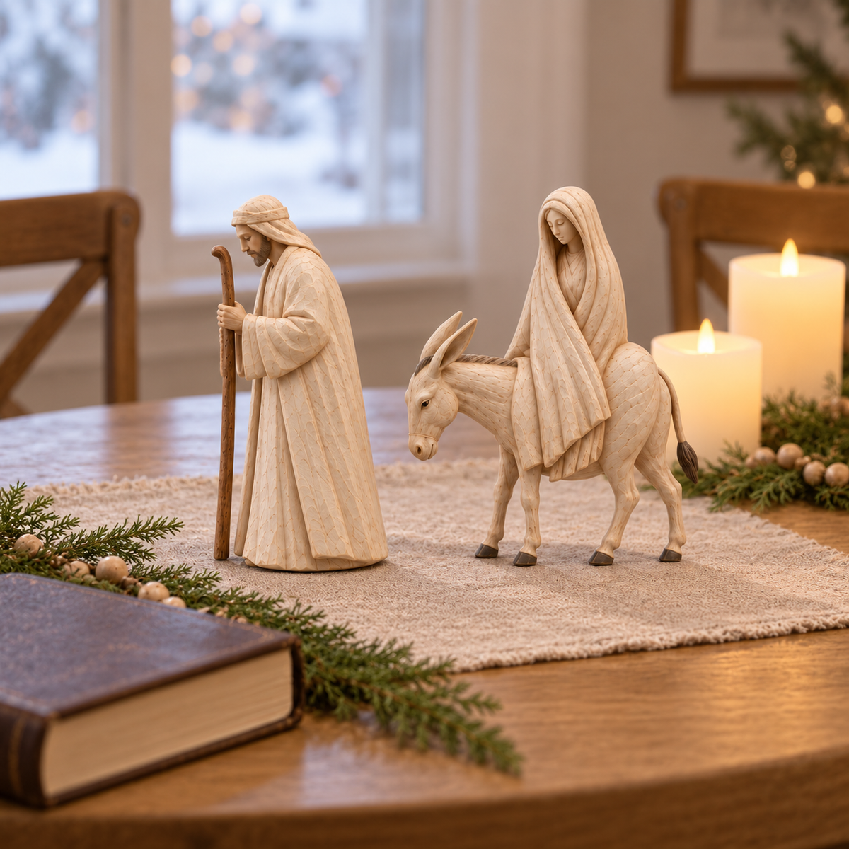 Journey to Bethlehem Nativity Figurine Set – view 2