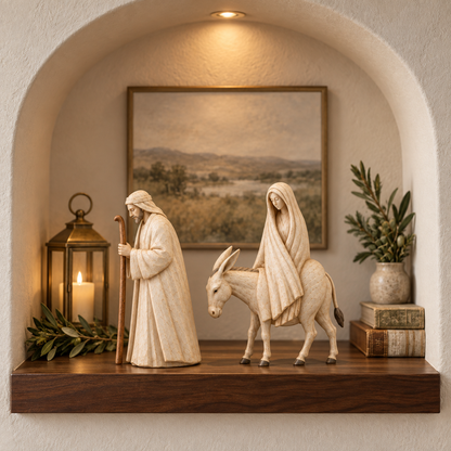 Journey to Bethlehem Nativity Figurine Set – view 1