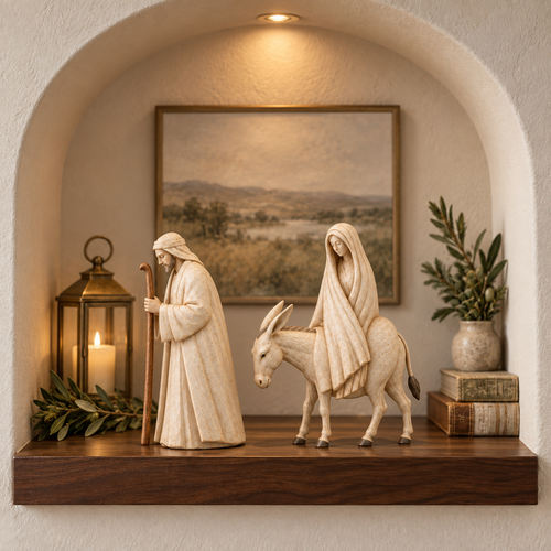 Journey to Bethlehem Nativity Figurine Set – view 1
