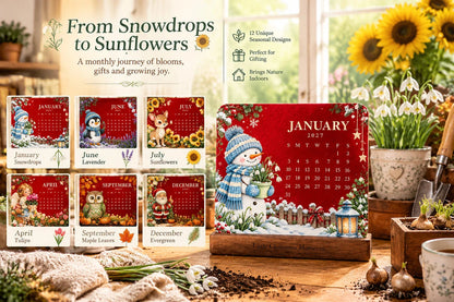 Christmas Plantable Seed Calendar 2027 – 12 Monthly Cards – view 4