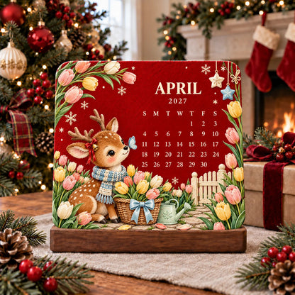 Christmas Plantable Seed Calendar 2027 – 12 Monthly Cards – view 12