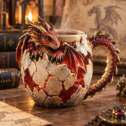 Sculpted Dragon Mug Collection – 6 Fantasy Realm Designs