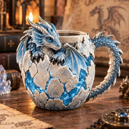 Sculpted Dragon Mug Collection – 6 Fantasy Realm Designs