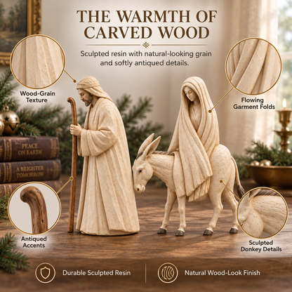 Journey to Bethlehem Nativity Figurine Set – view 6