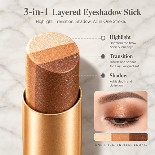 3-in-1 Layered Eyeshadow Stick
