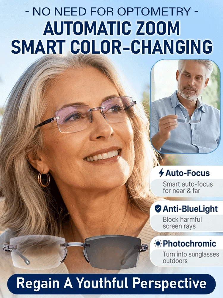 Smart Zoom Diamond-Cut Reading Glasses