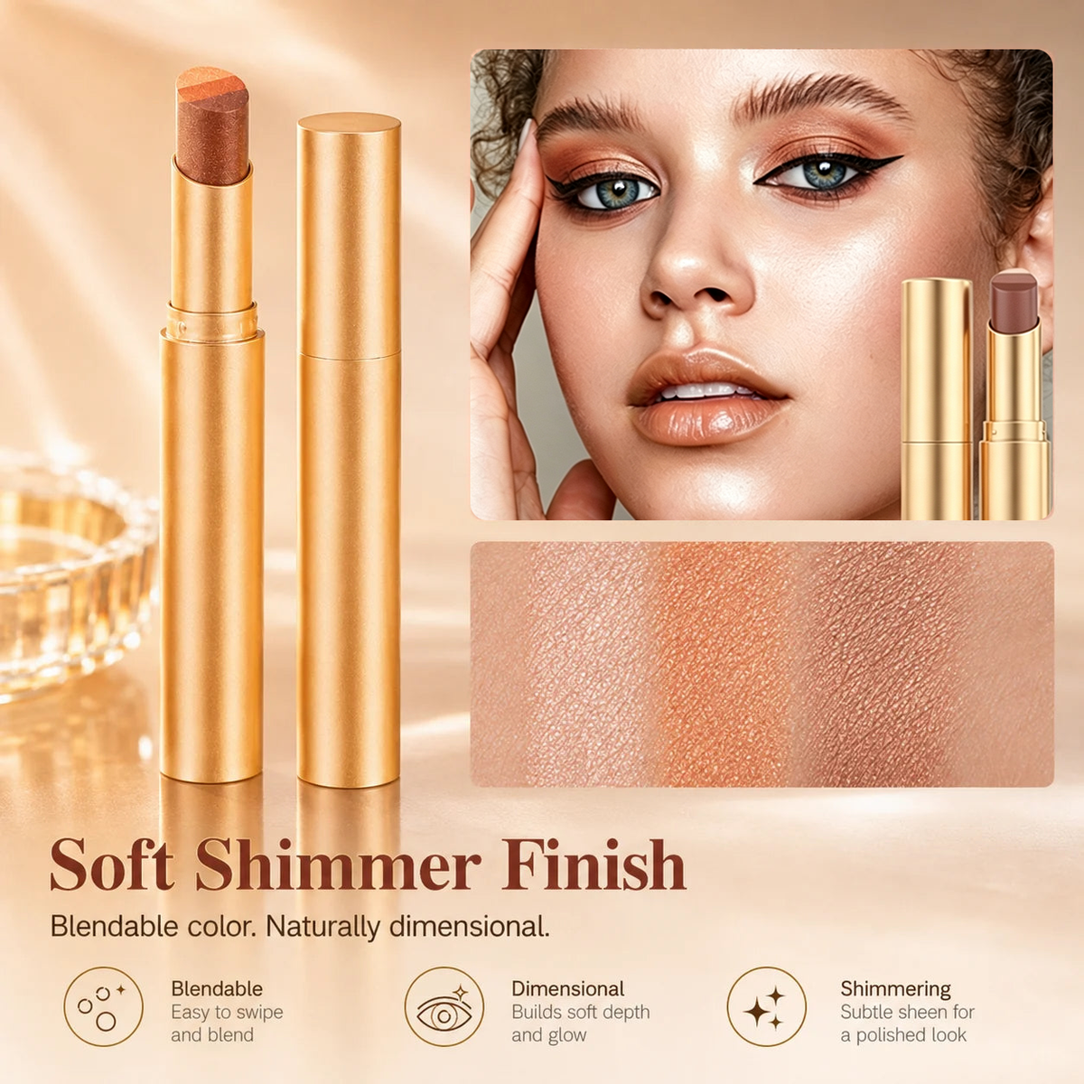 3-in-1 Layered Eyeshadow Stick