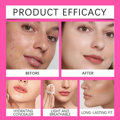 🎁Last Day - Buy 1 Get 1 Free!🎁✨Peptide Bounce Balm Foundation