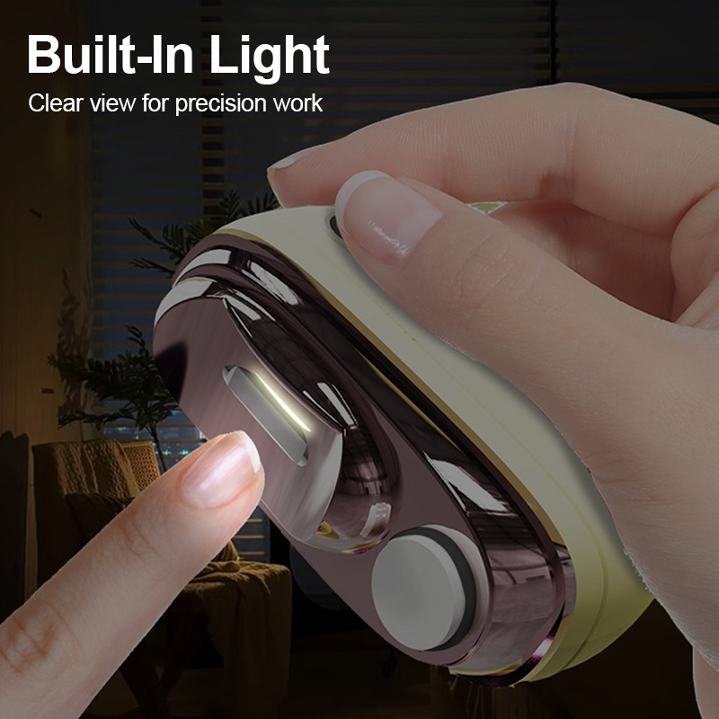 2-in-1 Electric Nail Clipper – Safe Trim & Smooth Finish