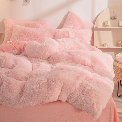 ⏳🔥LIMITED-TIME 50% OFF! ⏰🛏️ Winter Plush Bedding Set – 4‑piece, warm & cozy ✨