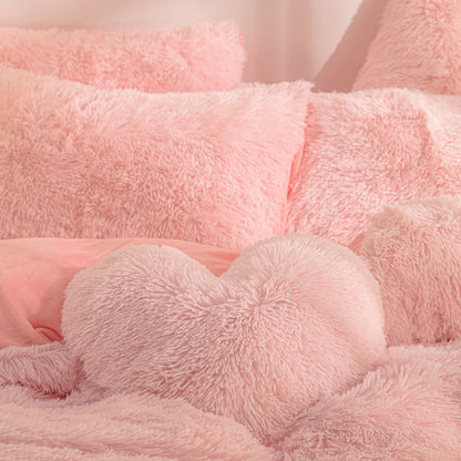⏳🔥LIMITED-TIME 50% OFF! ⏰🛏️ Winter Plush Bedding Set – 4‑piece, warm & cozy ✨