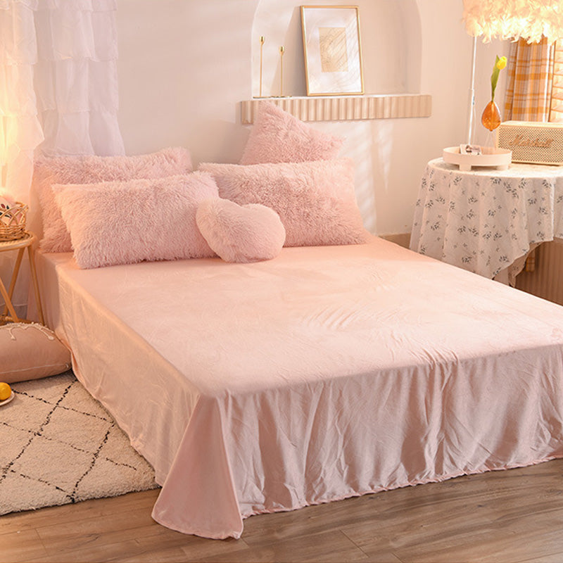 ⏳🔥LIMITED-TIME 50% OFF! ⏰🛏️ Winter Plush Bedding Set – 4‑piece, warm & cozy ✨