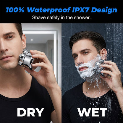 Waterproof Wet & Dry Rotary Shaver
