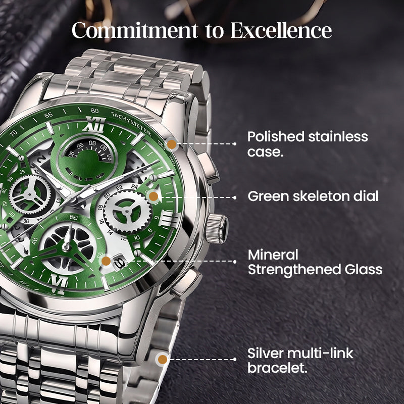 ⏳LIMITED-TIME 50% OFF!⌚Men's Classic Quartz Watch – Durable Band, Timeless Style 🖤