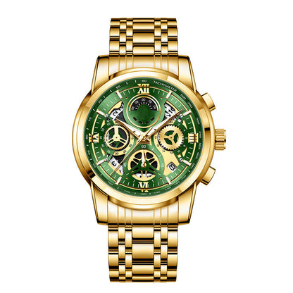 ⏳LIMITED-TIME 50% OFF!⌚Men's Classic Quartz Watch – Durable Band, Timeless Style 🖤