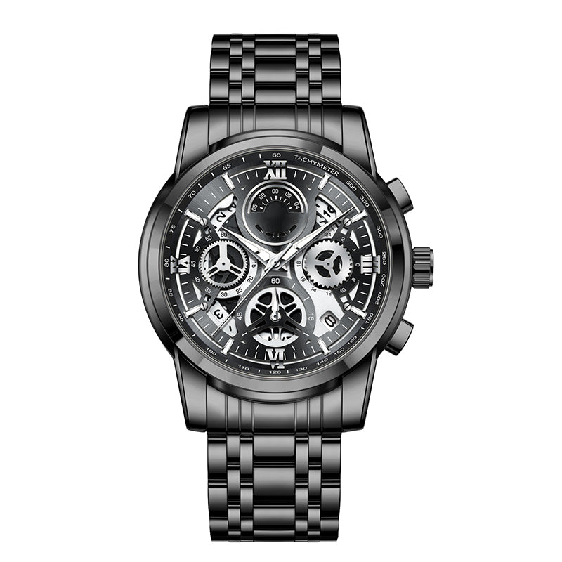 ⏳LIMITED-TIME 50% OFF!⌚Men's Classic Quartz Watch – Durable Band, Timeless Style 🖤