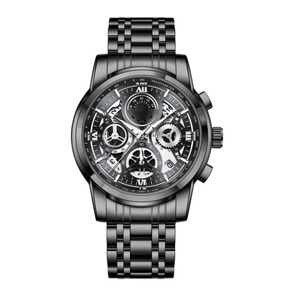 ⏳LIMITED-TIME 50% OFF!⌚Men's Classic Quartz Watch – Durable Band, Timeless Style 🖤