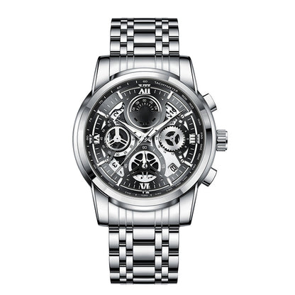 ⏳LIMITED-TIME 50% OFF!⌚Men's Classic Quartz Watch – Durable Band, Timeless Style 🖤