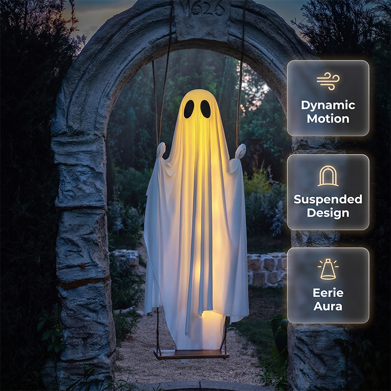 ⏳Time-Limited Special⏰Halloween Hanging Swing Ghost