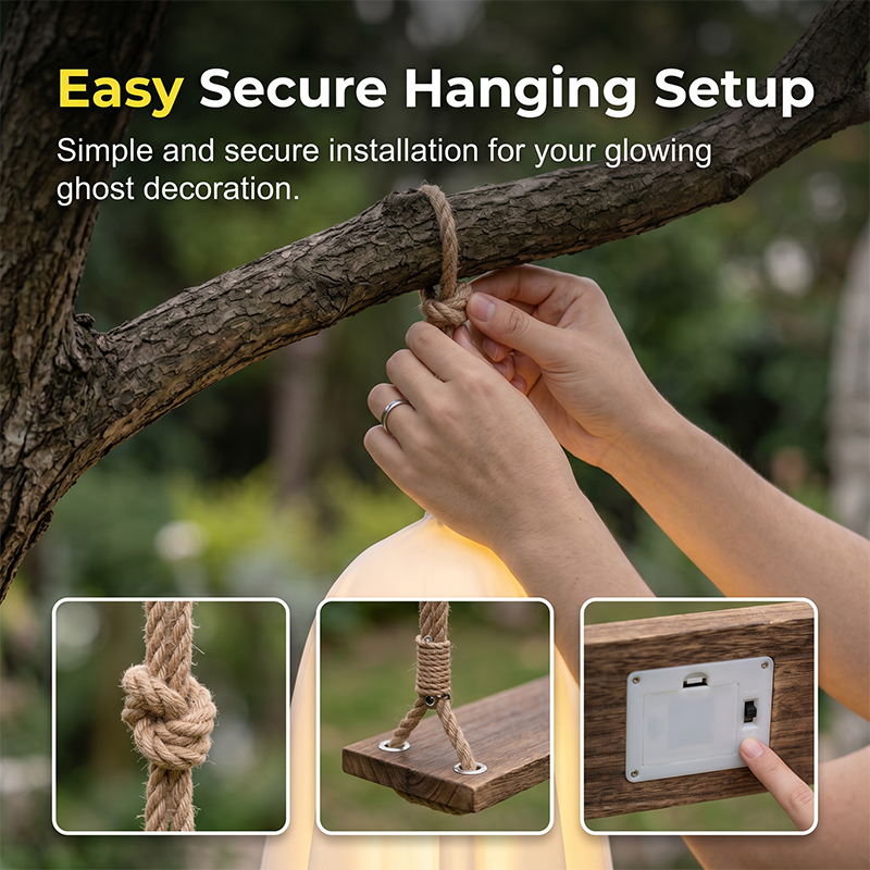 ⏳Time-Limited Special⏰Halloween Hanging Swing Ghost