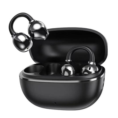 🎧 Bluetooth 5.4 Clip-On Open Ear Earbuds with Noise Cancelling – AI Noise Cancelling 🎶