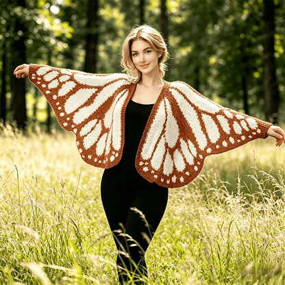 🔥LAST DAY SALE - 50% OFF!!⚡Women's Butterfly Wing Knit Cardigan