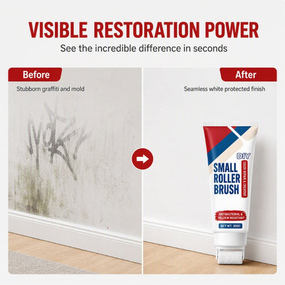 🔥PROMO 50%! Waterproof wall repair paste 🧱 With built-in roller, easy repair without extra tools ✨🖌️