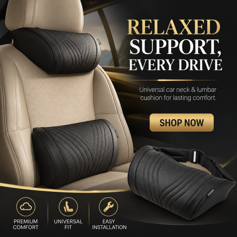 🔥 2026 NEW: 70% OFF – Ergonomic Car Headrest – Memory Foam – Adjustable – Fits Most Cars – For Comfortable Car Rides 🚗💤✨