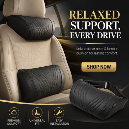 🔥 2026 NEW: 70% OFF – Ergonomic Car Headrest – Memory Foam – Adjustable – Fits Most Cars – For Comfortable Car Rides 🚗💤✨