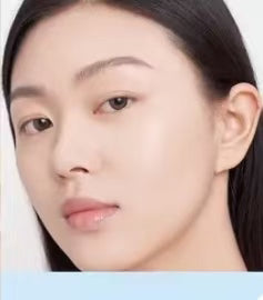 Skin after applying the concealer