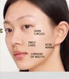 Skin before applying the concealer