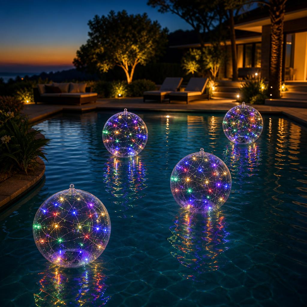 GlowOrb™ Solar Pool Lights
