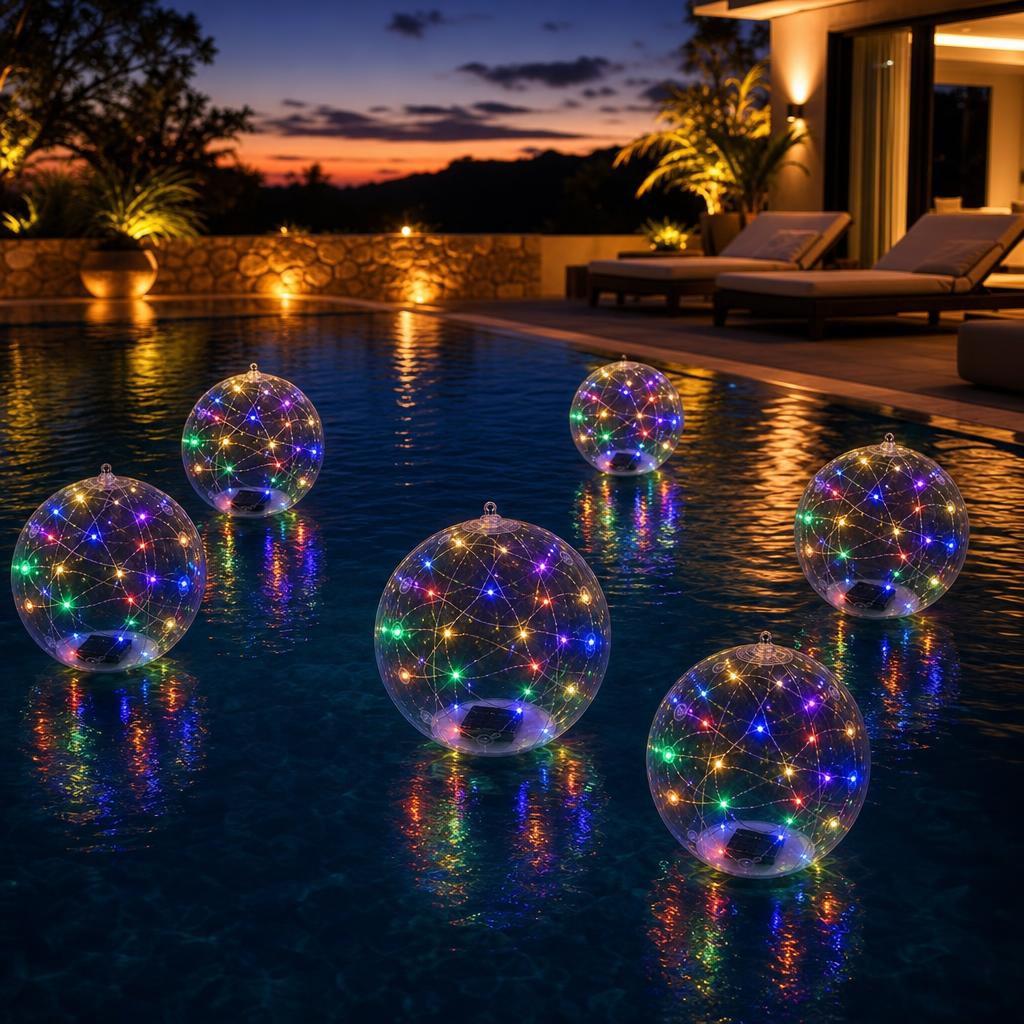 GlowOrb™ Solar Pool Lights
