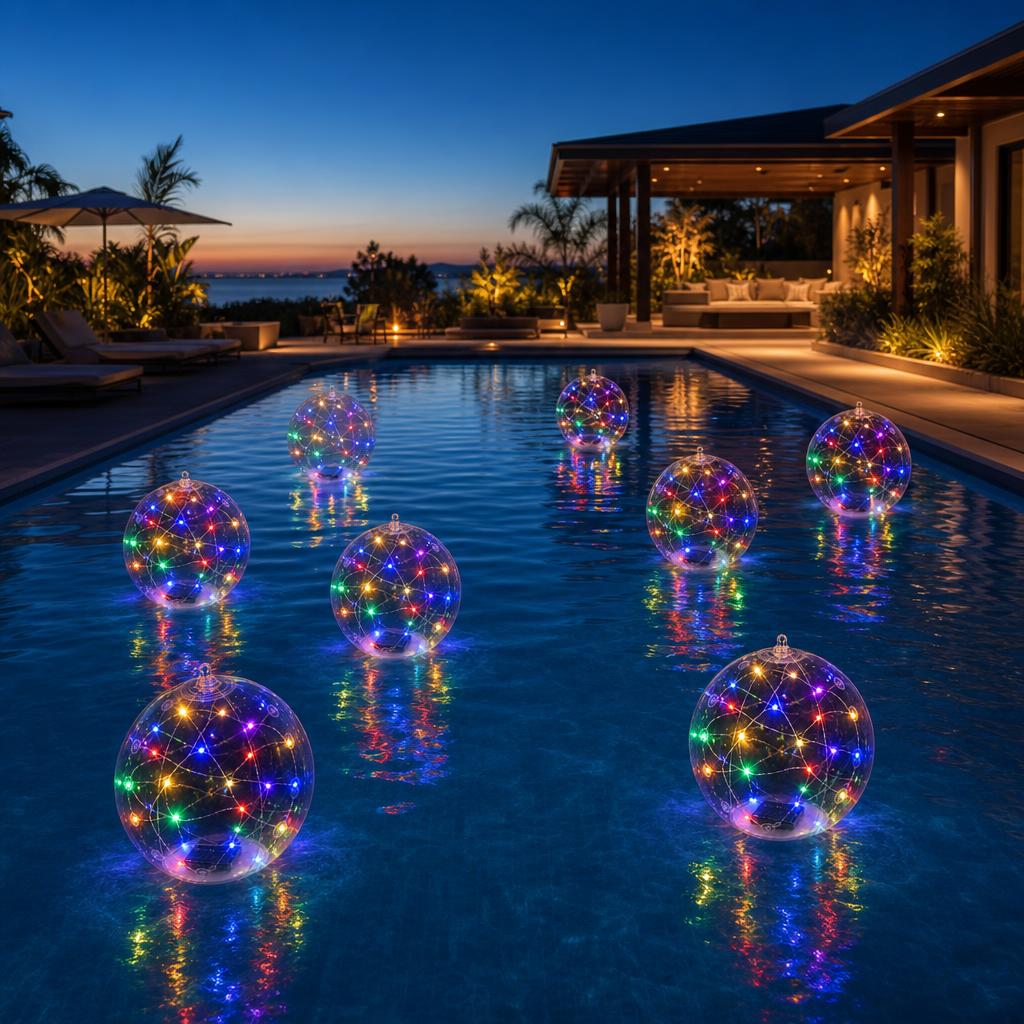 GlowOrb™ Solar Pool Lights