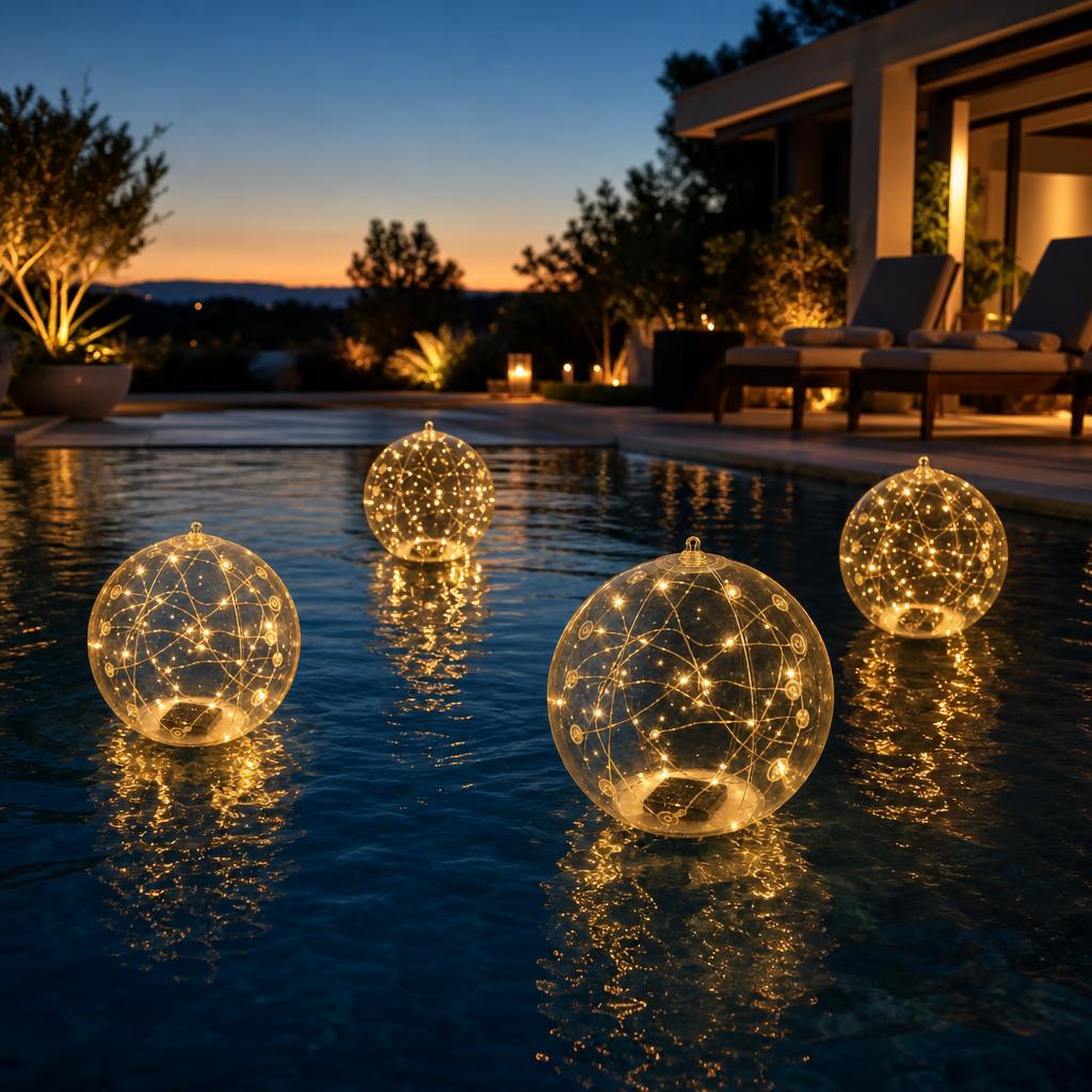 GlowOrb™ Solar Pool Lights