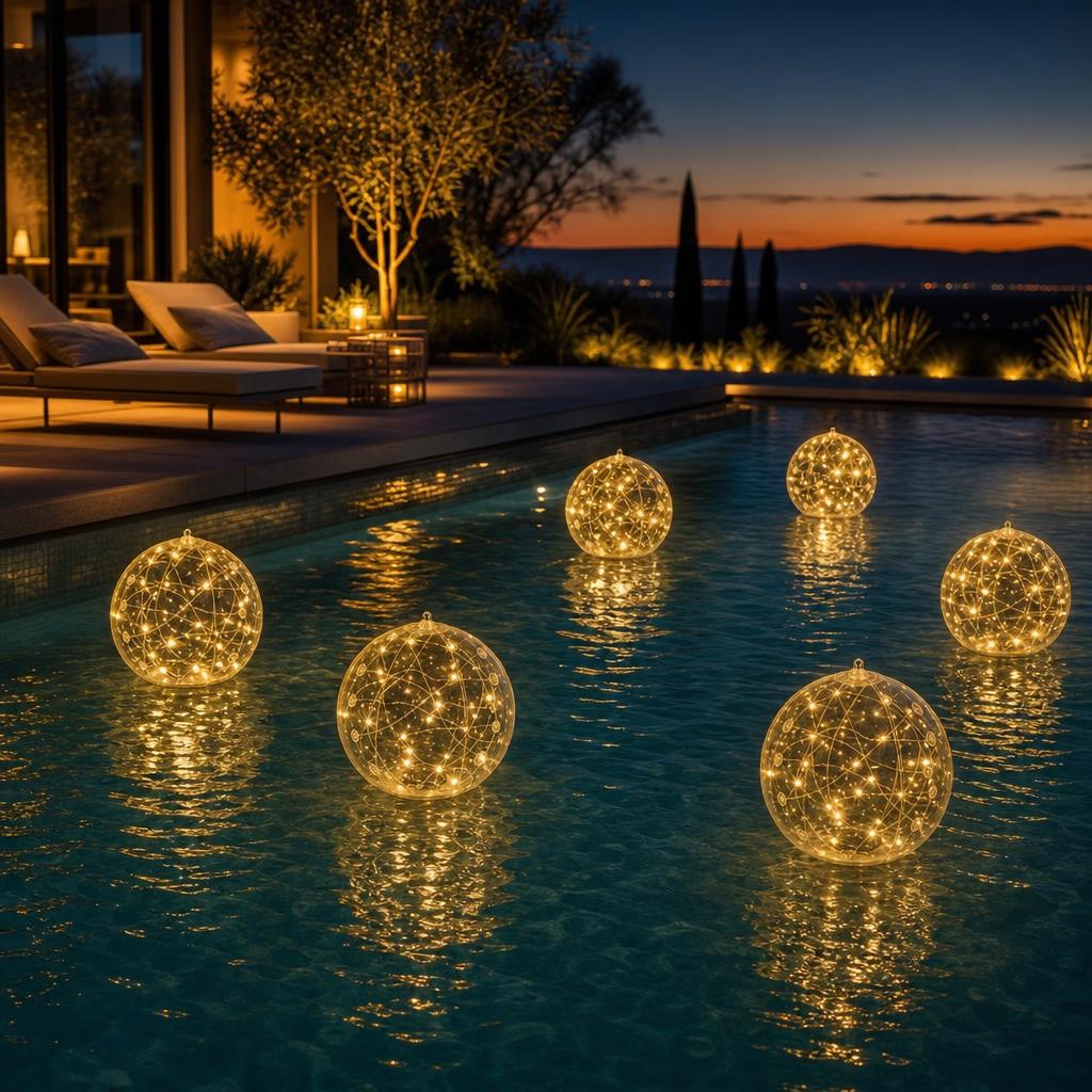 GlowOrb™ Solar Pool Lights