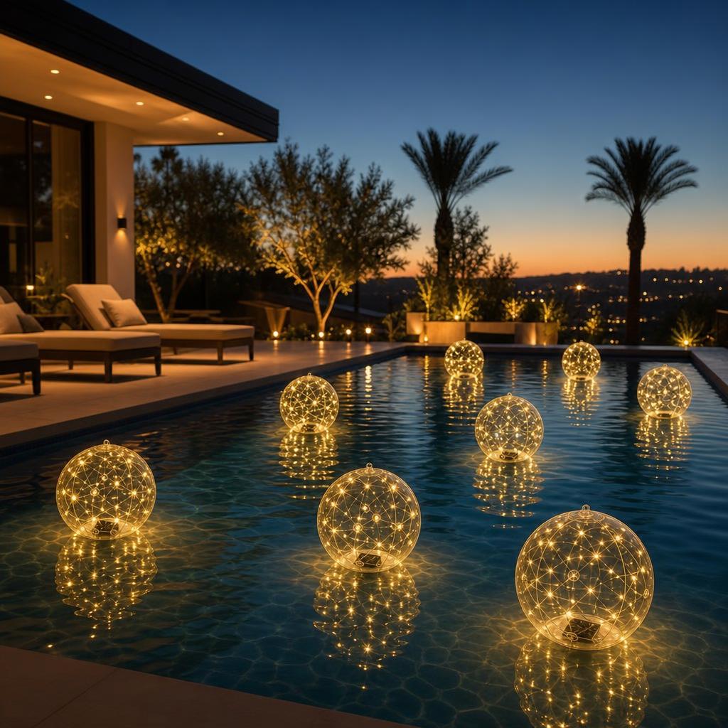 GlowOrb™ Solar Pool Lights