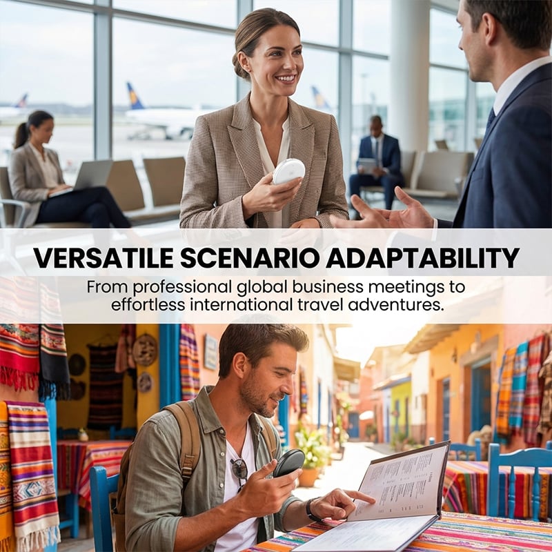 Business and travel translation scenarios