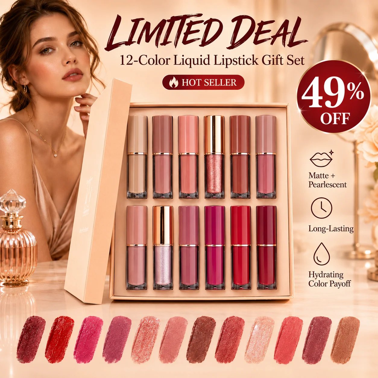 Lipstick Palette Display